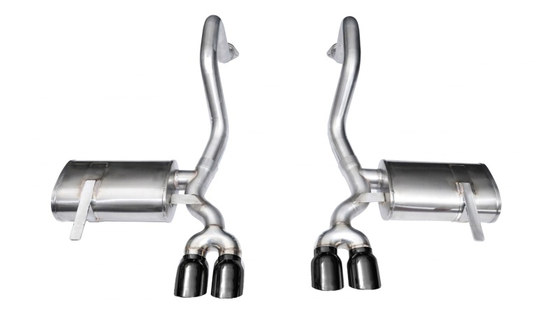 Corsa 1997-2004 Chevrolet Corvette C5 Z06 5.7L V8 Xtreme Axle-Back Exhaust w/ Black Tips thumbnail 6