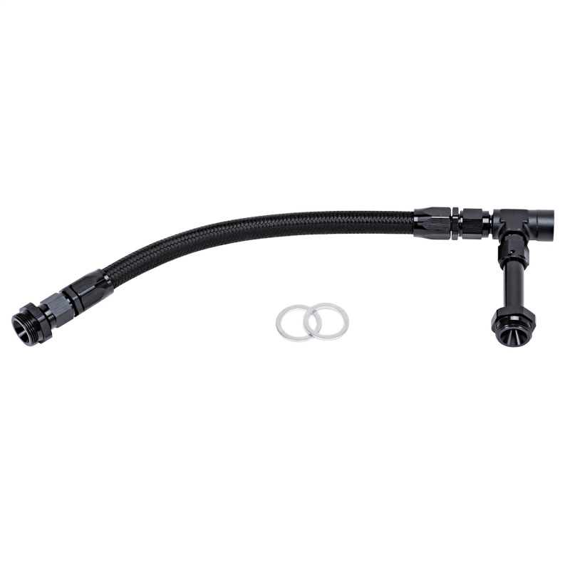 Edelbrock Carb Fuel Line Kit Dual Inlet 6 An Male Proclassic II Hose