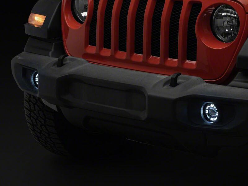 Raxiom 18-26 Jeep Wrangler JL V2 LED Fog Lights with Amber Turn Signal thumbnail 7