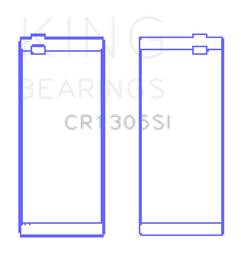 King 03-15 Dodge Cummins Diesel 5.9L L6 (Size STD) Cracked Rod Bearing (Must Order 6 for Set) thumbnail 3