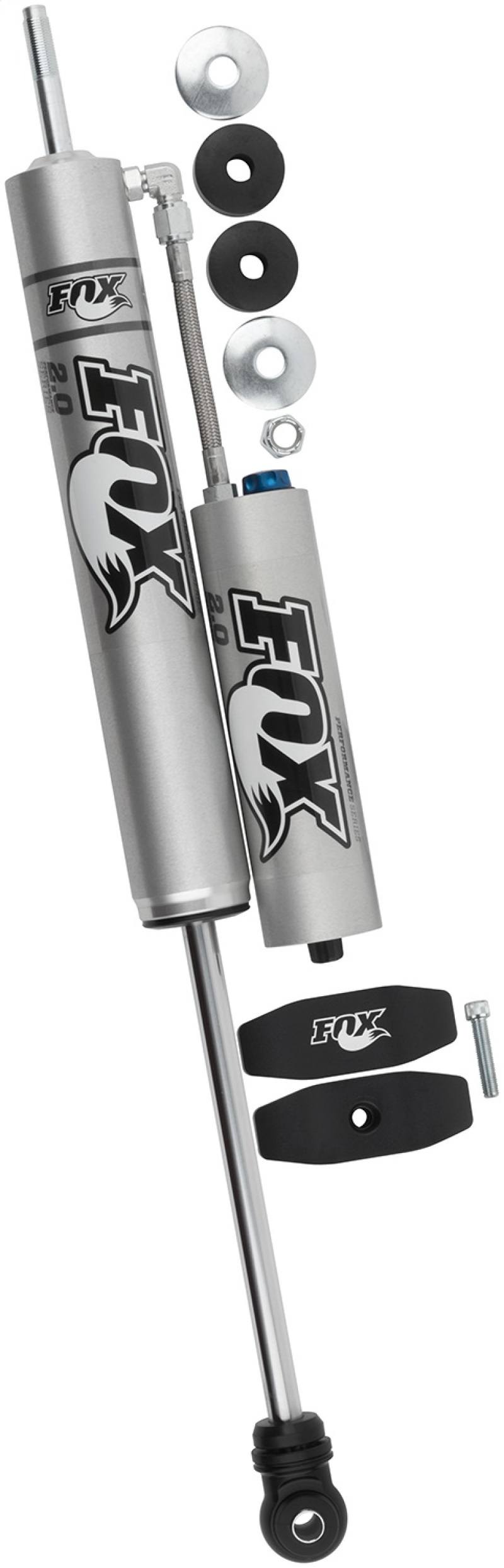 Fox 07+ Jeep JK 2.0 Factory Series 9.6in. Smooth Body R/R Front Shock w/CD Adj. / 1.5-3.5in. Lift thumbnail 3