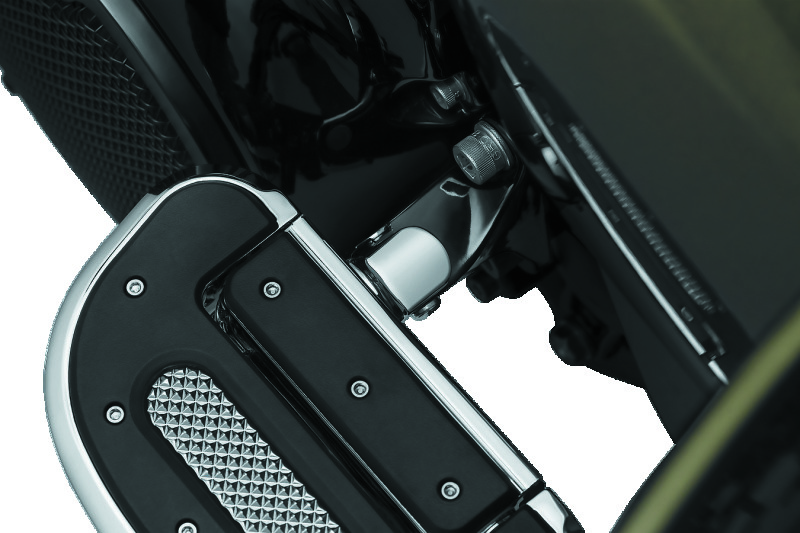 Kuryakyn Splined Peg Adapters 8894 Foot Adapters, Dyna Passenger Mounts, Non-Pivoting Design, Intended for Floorboards, Chrome, Pair thumbnail 4