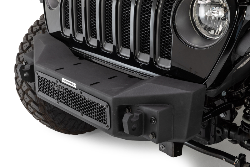 Go Rhino 07-20 Jeep Wrangler JL/JLU/JK/JKU/Gladiator JT Rockline Front Stubby Bumper thumbnail 8