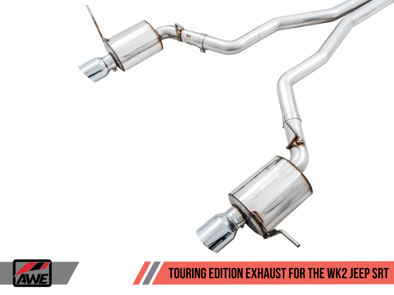 AWE Tuning 2020 Jeep Grand Cherokee SRT Touring Edition Exhaust - Chrome Silver Tips thumbnail 7
