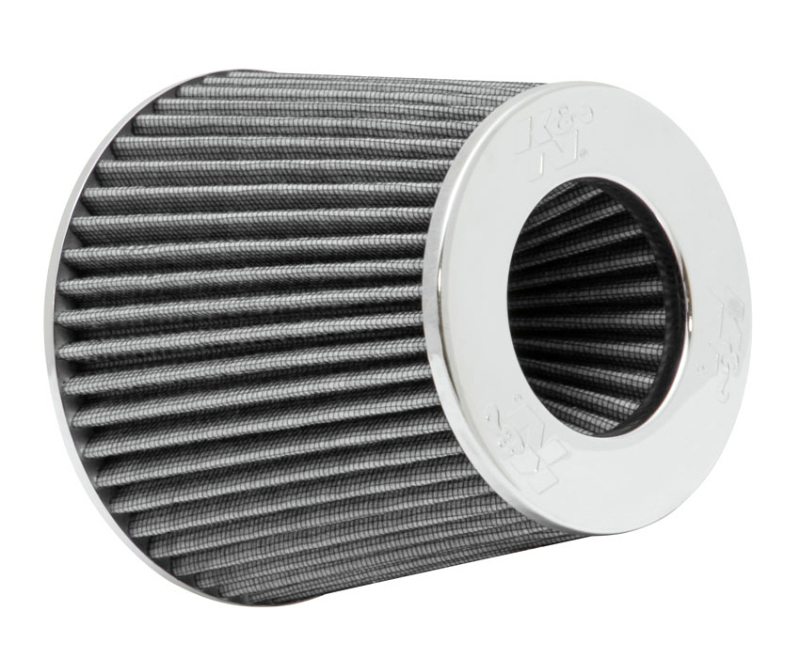 K&N Universal Filter Chrome Round Tapered White - 4in Flange ID x 1.125in Flange Length x 5.5in H
Universal Clamp-On A
Clamp-on Air Filter