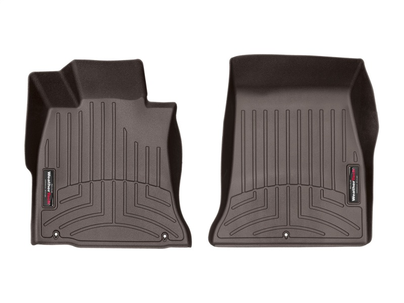 WeatherTech 2019 + Genesis G70 Front FloorLiner - Cocoa (Rear Wheel Drive)