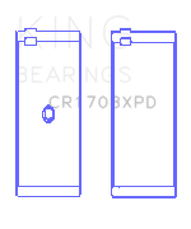 King Engine Bearings Chevrolet Custom Performance (Size STDX) Connecting Rod Bearing Set thumbnail 3