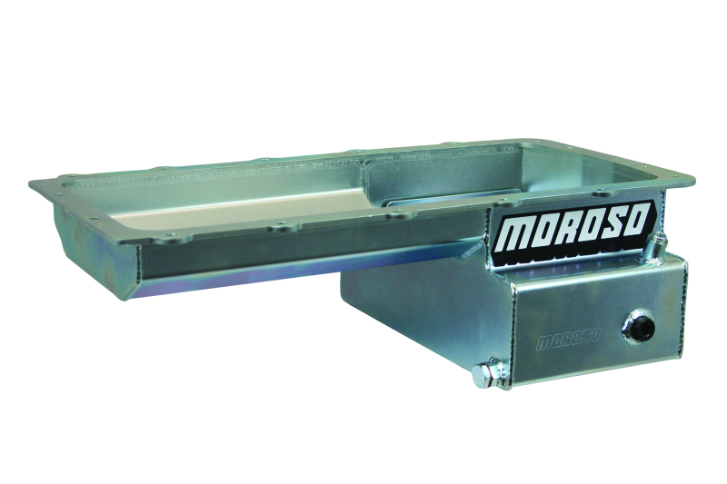 Moroso Ford 5.0 Coyote (w/Front Sump) Road Race Baffled Wet Sump 7qt 6.25in Steel Oil Pan
