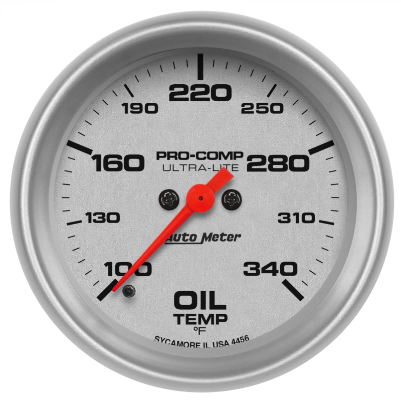 Autometer Ultra-Lite 2-5/8in 100-340F Oil Temp Gauge - Digital Stepper Motor thumbnail 7