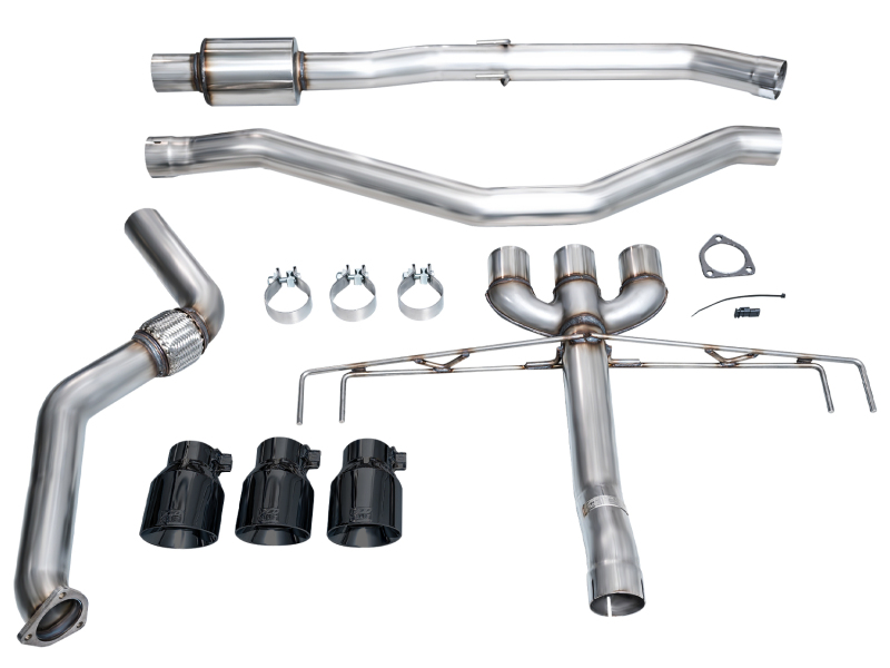 AWE Tuning 2024 Acura Integra Type S DE5 FWD Track Edition Exhaust w/ Triple Diamond Black Tips thumbnail 8