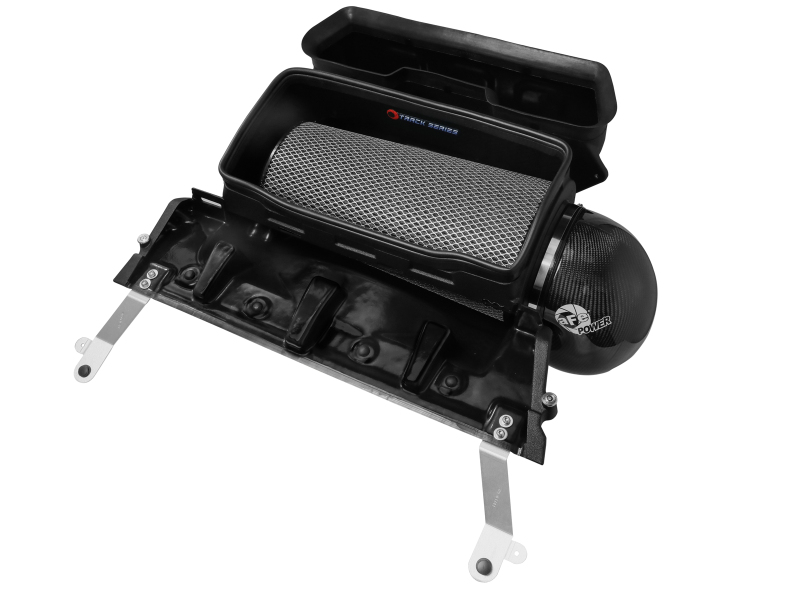 aFe 21-23 RAM 1500 TRX Track Series Carbon Fiber Cold Air Intake System w/ Pro 5R Filter thumbnail 2
