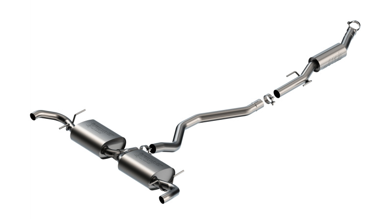 Borla 22-24 Jeep Grand Cherokee 4xe 2.0 L4 AWD S-Type Cat-Back Exhaust w/o Tips thumbnail 4