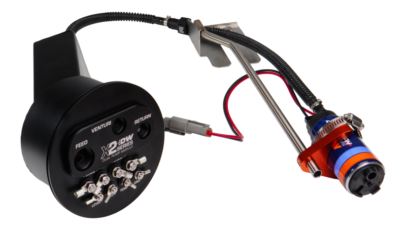 DeatschWerks 94-02 Nissan Silvia and Skyline X2 Surge Module with DW420 Pumps and Install Kit