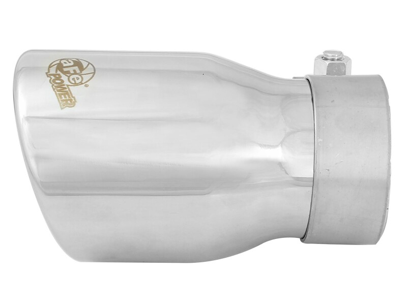 aFe MACH Force-Xp 2.5in Inlet x 3-1/2in Outlet x 6in Length 2.5in 304 Stainless Steel Exhaust Tip thumbnail 9