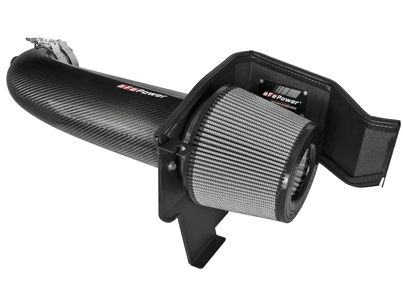 aFe POWER Magnum FORCE Carbon Fiber Stage 2 Track Series Pro Dry S CAIS - 11-18 Dodge Challenger V8 thumbnail 2