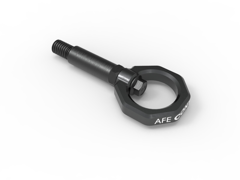 aFe CONTROL Front Tow Hook Gray