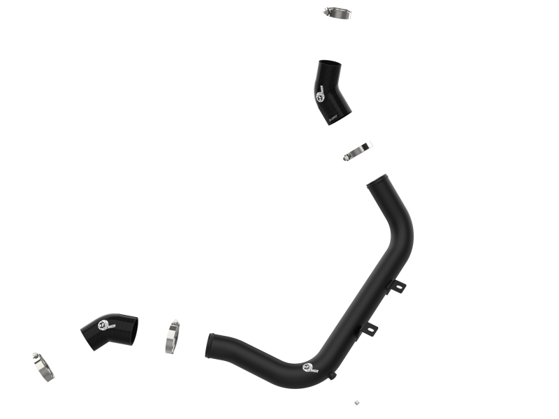 BladeRunner 2-1/4 IN Aluminum Hot Charge Pipe Black