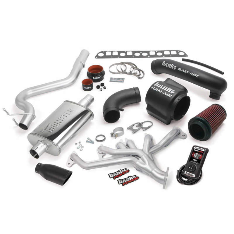 Banks Power 04-06 Jeep 4.0L Wrangler PowerPack System - SS Single Exhaust w/ Black Tip
Power/Efficiency Sys
PowerPack Bundle