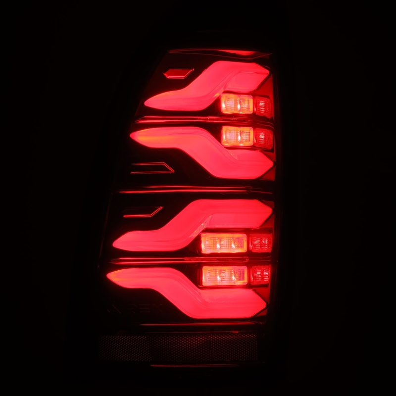 AlphaRex 05-15 Toyota Tacoma LUXX LED Taillights Blk/Red w/Activ Light/Seq Signal thumbnail 4