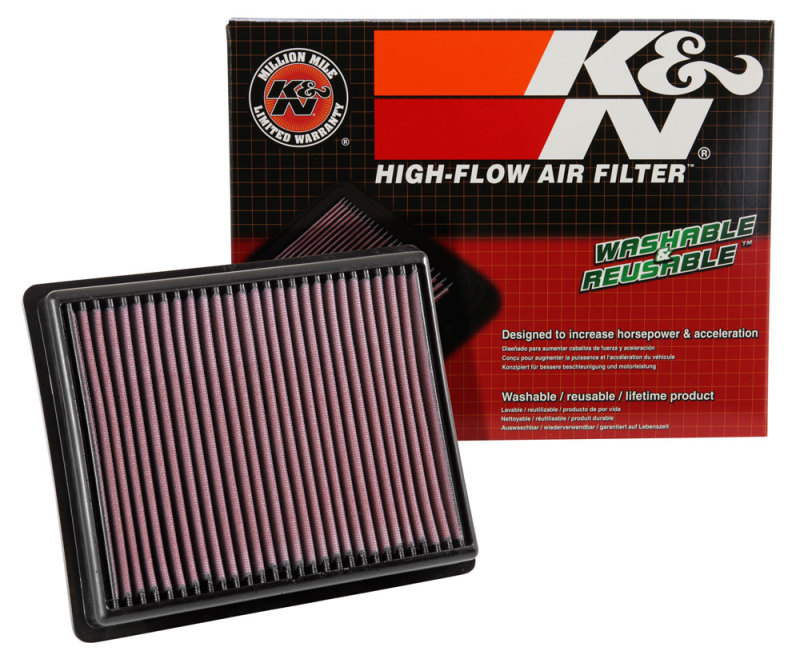 K&N 14-17 Opel Vivaro B L4-1.6L DSL Replacement Drop In Air Filter thumbnail 9