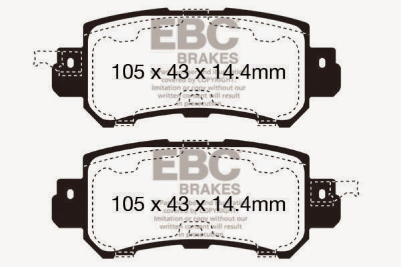 EBC S1 Brake Pad and Rotor Kit (1x ebcUD1624, 1x ebcRK7803) thumbnail 9