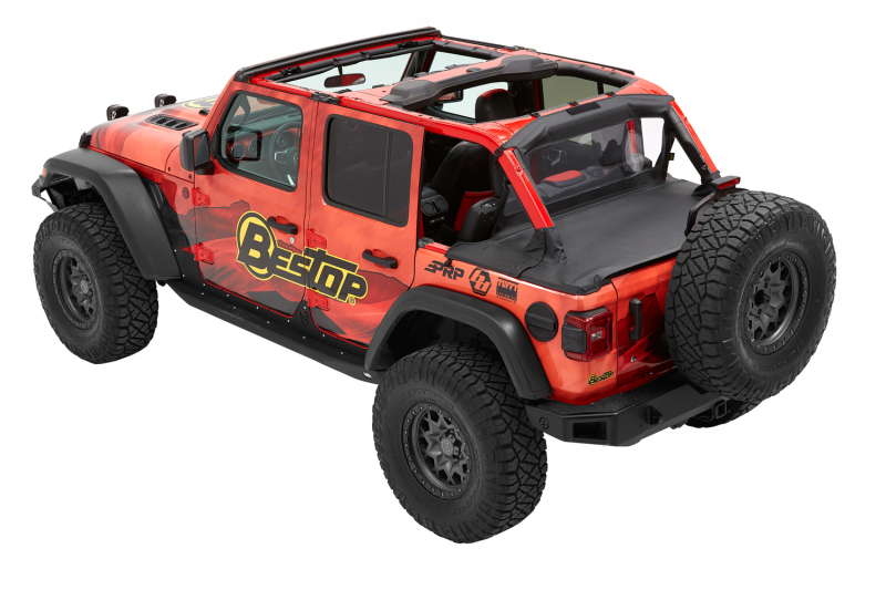 Bestop 18-23 Jeep Wrangler JL 4-Door Duster Deck Cover (Black Diamond) thumbnail 4