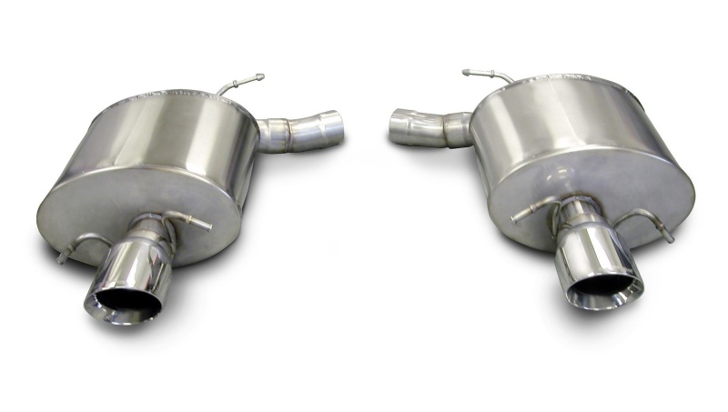 Corsa 2009-2014 Cadillac CTS Sedan V 6.2L V8 Polished Touring Axle-Back Exhaust thumbnail 2