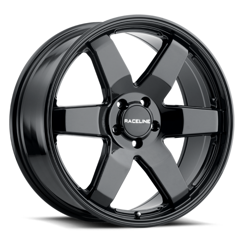 Raceline 942B Addict 18x8in / 5x114.3 BP / 35mm Offset / 72.62mm Bore - Gloss Black Wheel thumbnail 4
