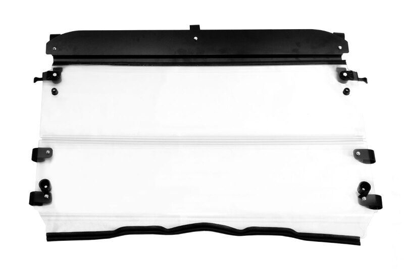 Seizmik 10-14 Polaris 400-570 Ranger Mid-Size - 1.75 in. Versa-Fold Windshield - UV Resistant Poly thumbnail 3