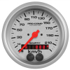 Autometer Ultra-Lite 3-3/8in. 0-225KM/H (GPS) Speedometer Gauge thumbnail 5