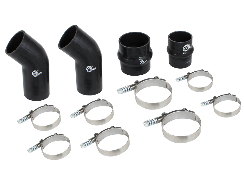 BladeRunner Intercooler Couplings & Clamps Kit; aFe Tubes Only