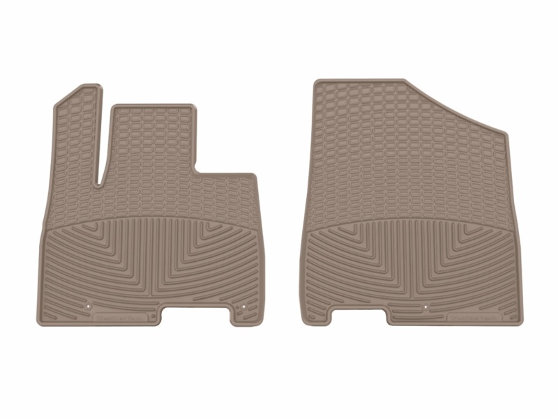 WT Rubber Mats - Front - Tan