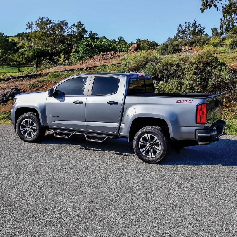 Westin 15-22 Chevrolet Colorado / GMC Canyon Crew Cab Outlaw Nerf Step Bars - Textured Black thumbnail 6