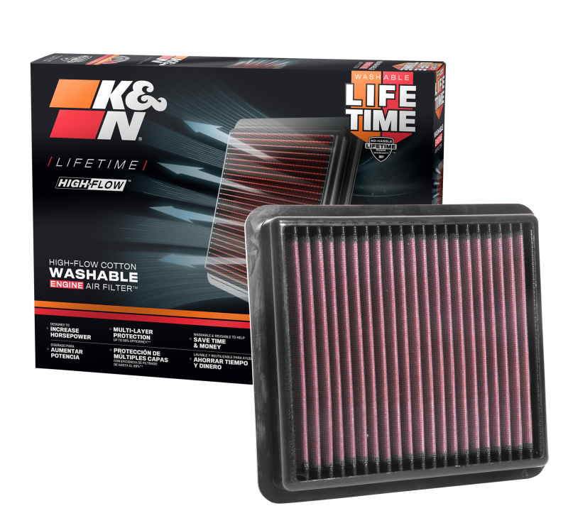 K&N 2018 Honda Accord L4-2.0L F/I Turbo Drop In Air Filter