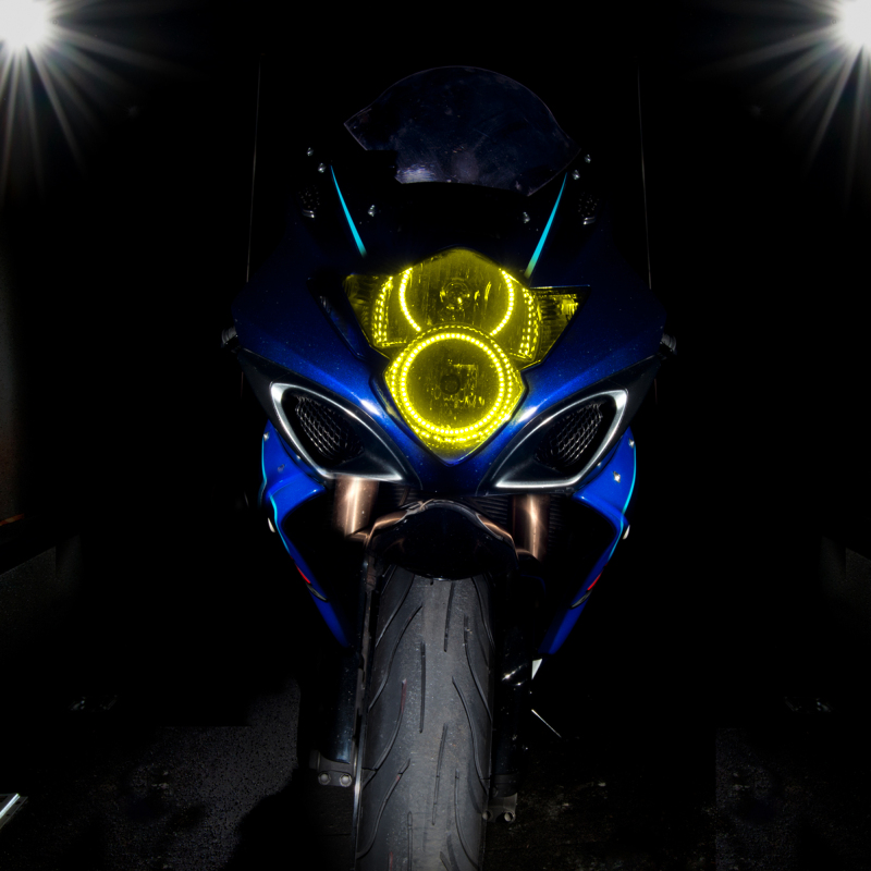 Oracle Suzuki GSX-R 1000 06-07 LED Motorcycle Halo Kit - ColorSHIFT thumbnail 7