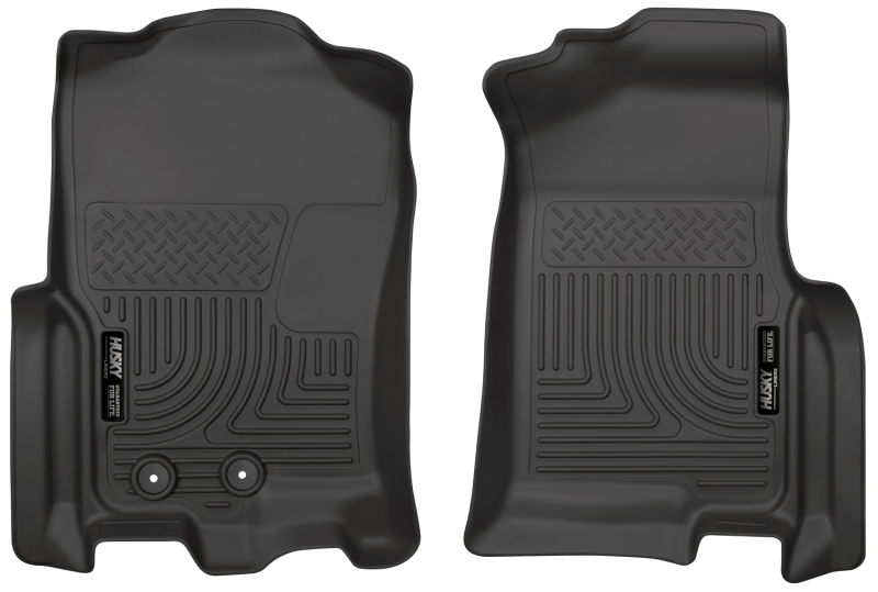 Husky Liners 2015 Ford Expedition/Lincoln Navigator WeatherBeater Front Black Floor Liners thumbnail 3