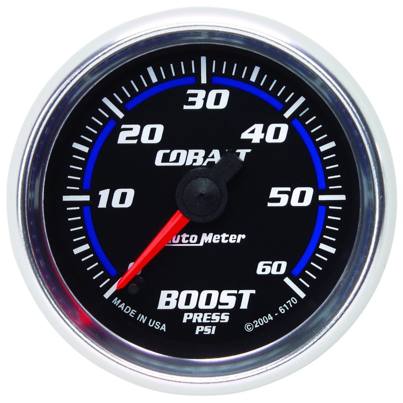 Autometer Cobalt 52mm 0-60 PSi Boost Gauge thumbnail 6