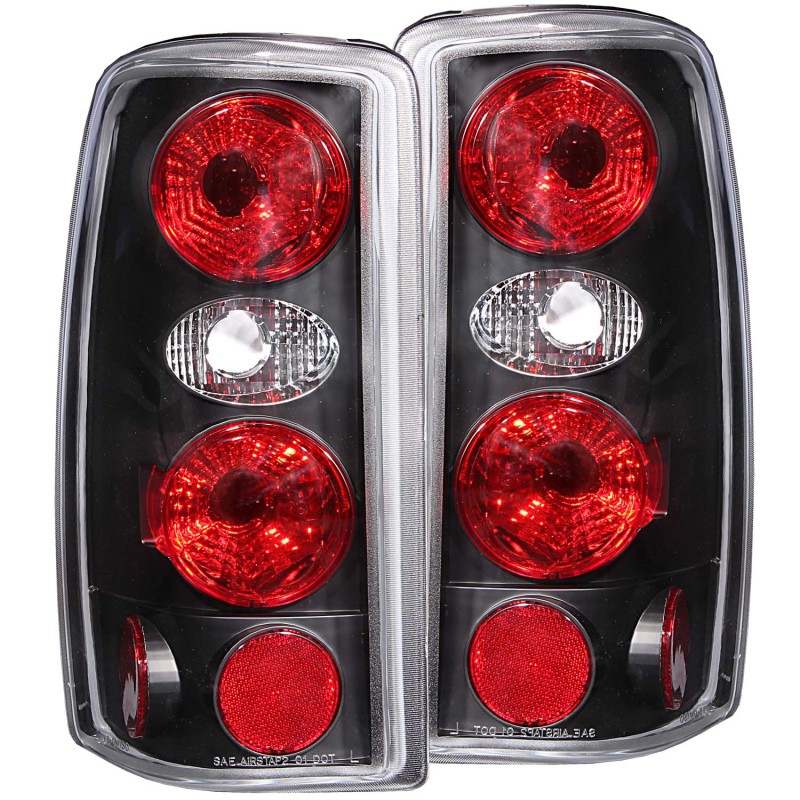 ANZO 2000-2006 Chevrolet Suburban Taillights Black thumbnail 3