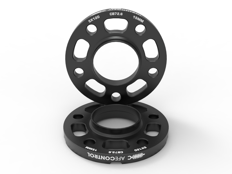 aFe CONTROL Billet Aluminum Wheel Spacers 5x120 CB72.6 15mm - BMW thumbnail 2