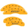 MGP 4 Caliper Covers Engraved Front & Rear Gen 5/SS Yellow finish black ch thumbnail 8