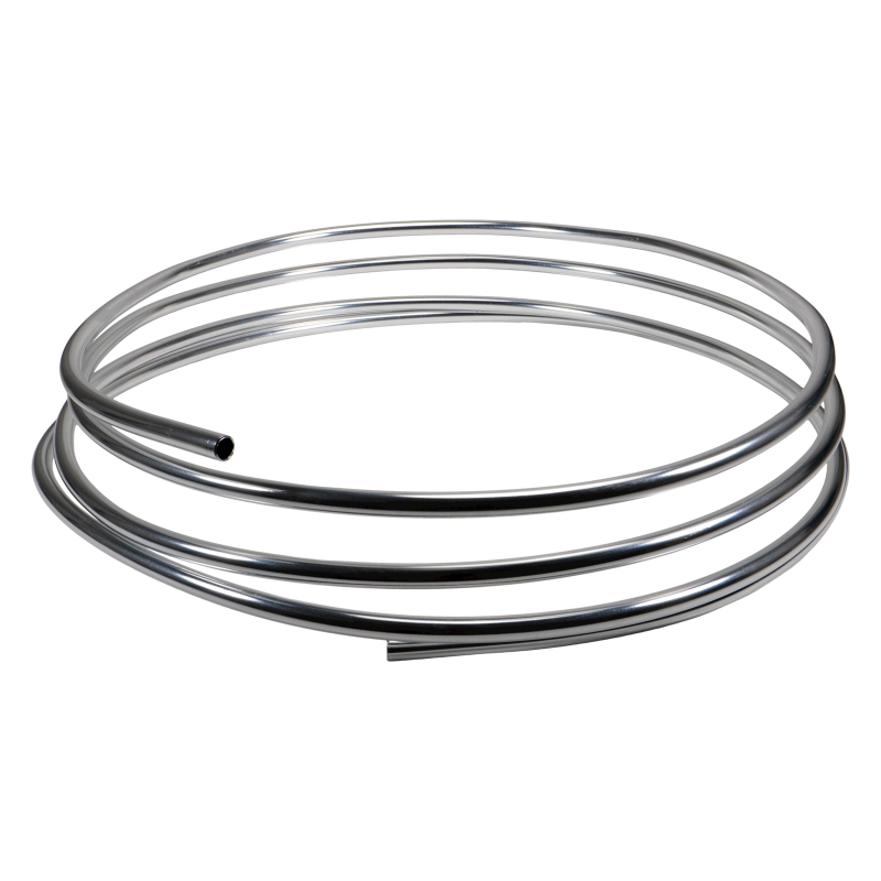 6AN Aluminum Hard Tubing 20ft Anodized Clear