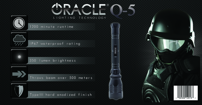 Oracle Q5 LED Flash Light - 6000K