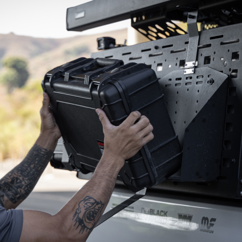 Go Rhino XVenture Gear Hard Case Mount Large 25in. (Mount ONLY for XRS/SRM Racks) - Tex. Blk thumbnail 7