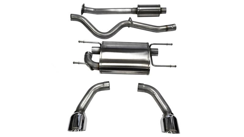 Corsa 2012-2025 Scion FRS / Subaru BRZ Polished Sport Cat-Back Exhaust