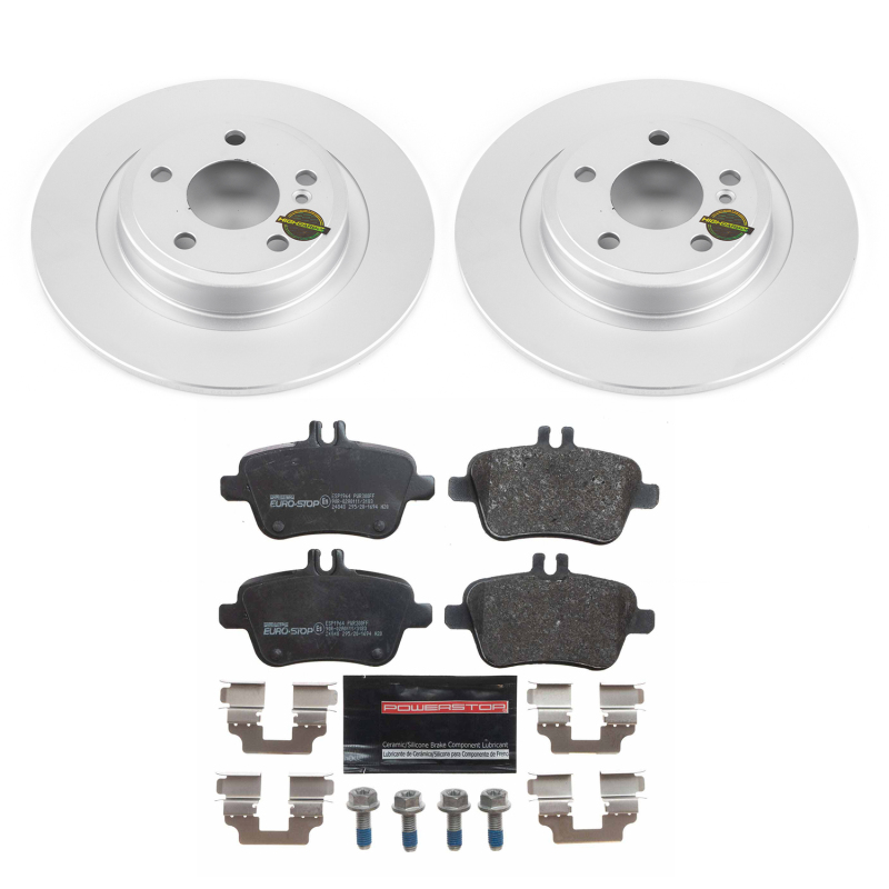 Power Stop 12-15 Mercedes-Benz SLK250 Front & Rear Euro-Stop Brake Kit (1x psbESK5790, 1x psbESK6894) thumbnail 7