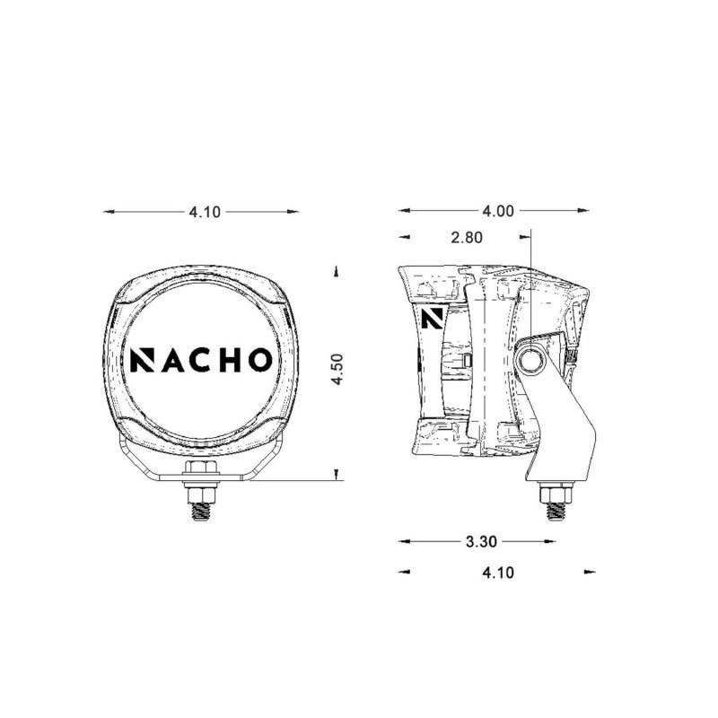 ARB Nacho 4in Offroad / SAE Combo White LED Light thumbnail 6