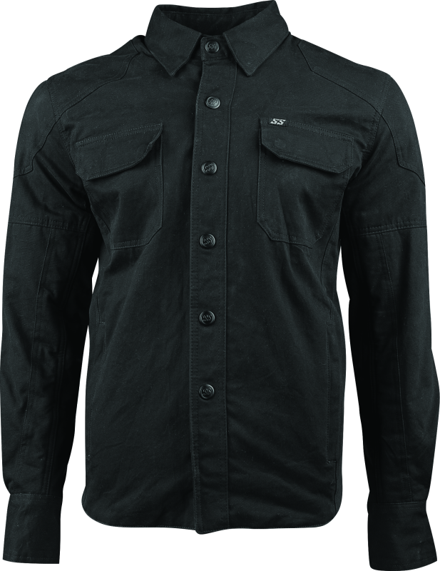 Speed and Strength Call to Arms Moto Shirt Black - Large thumbnail 3