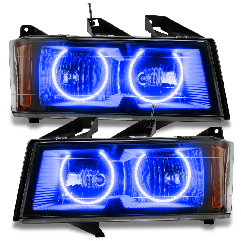 Oracle Lighting 04-12 Chevrolet Colorado Pre-Assembled LED Halo Headlights -Blue thumbnail 2