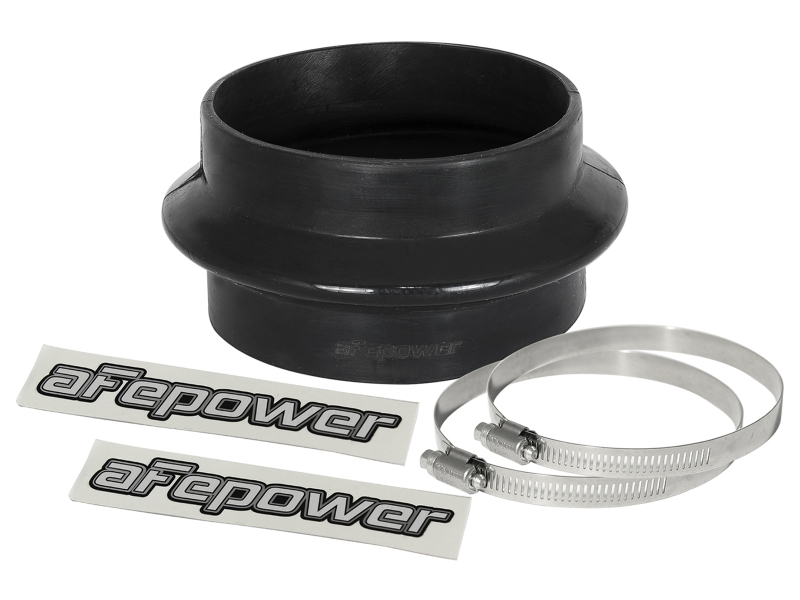 aFe Magnum FORCE Silicone Coupling Kit 4in ID x 2-1/2in L Straight Bellow-Coupler - Black