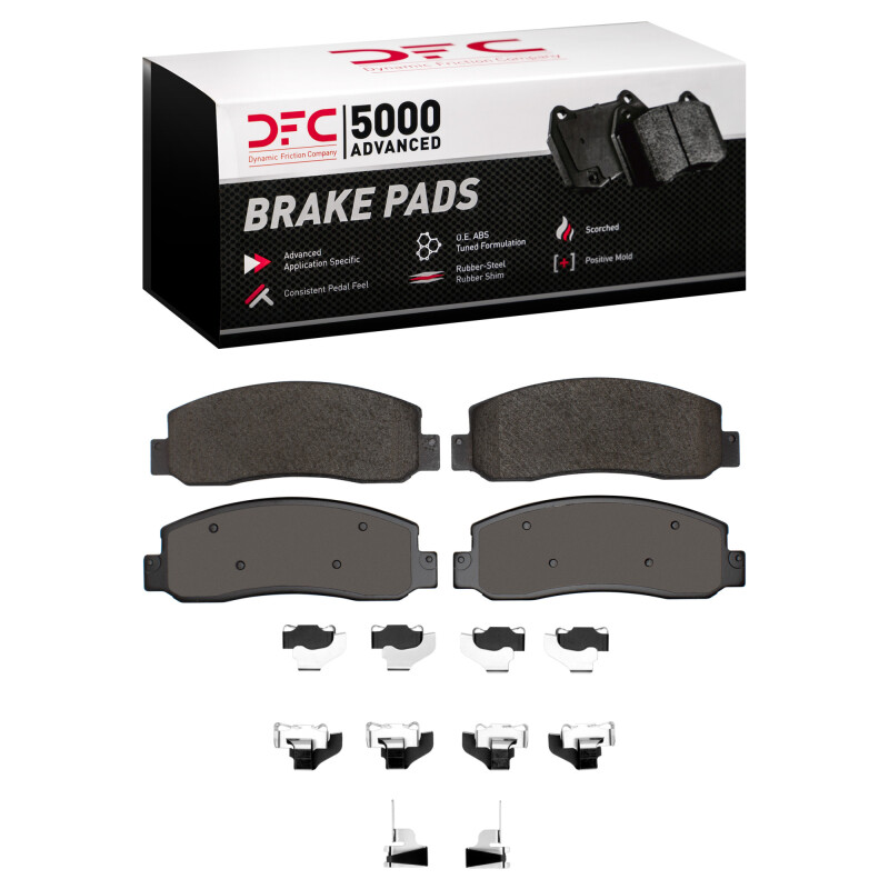 DFC 5000 Advanced Pads - Semi-Metallic and Hardware Kit